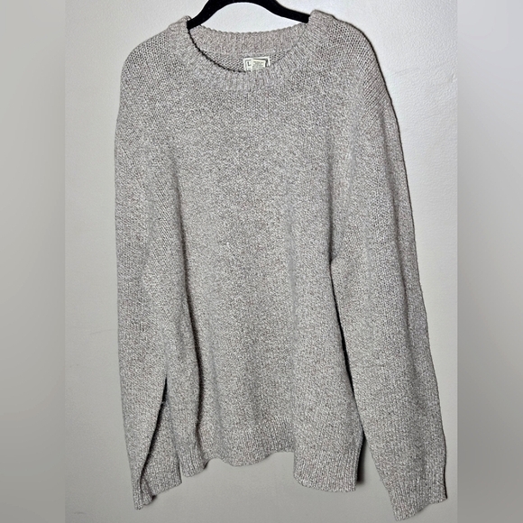 Vintage L.L. Bean 100% Wool Knit Cabincore Lagenlook Sweater, XXL - Picture 1 of 2